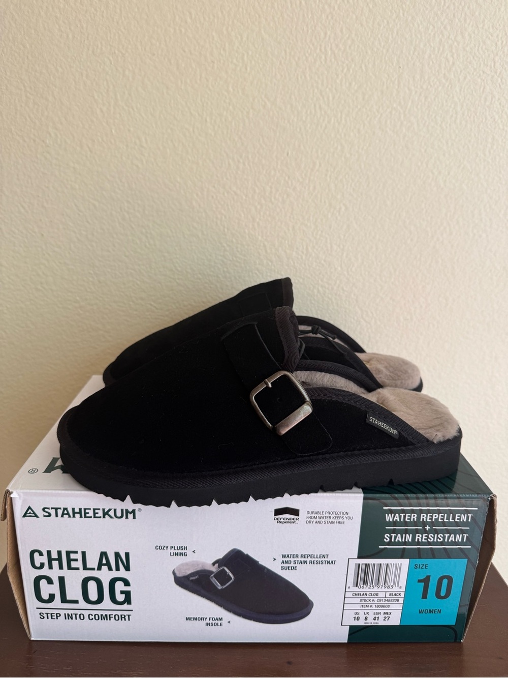 Staheekum Women's Chelan Clog Mule in Black Size 10